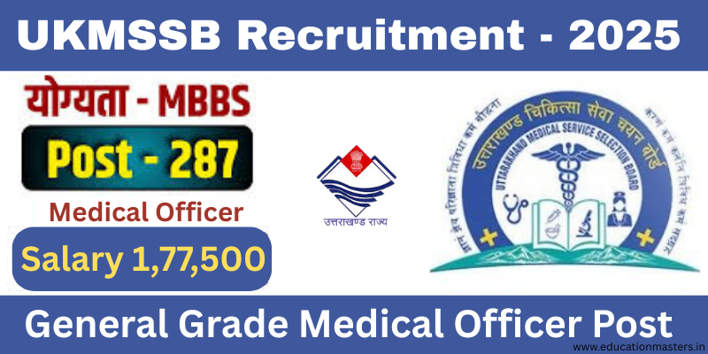 UKMSSB Recruitment - 2025
